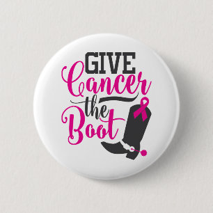 Macaron Rond 5 Cm Donner au cancer le début   Sensibilisation au can