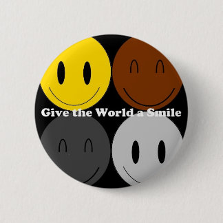 Macaron Rond 5 Cm Donnez au monde un sourire 1