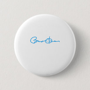 Macaron Rond 5 Cm Don't Boo Vote - Sticker Barack Obama (Bleu Blanc)