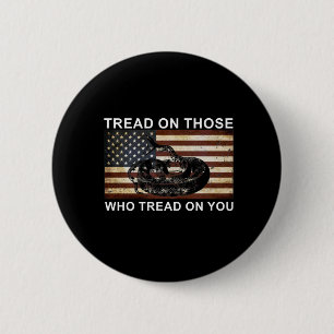 Macaron Rond 5 Cm dont tread on me