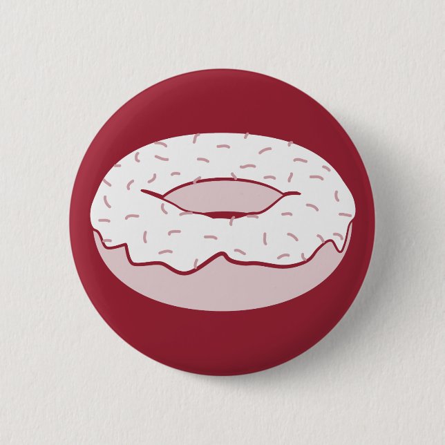 Macaron Rond 5 Cm donut sprink (Devant)