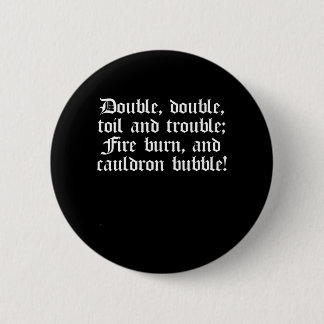 Macaron Rond 5 Cm Double de double de citation de jeu de Shakespeare