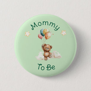 Macaron Rond 5 Cm Douce petite sur le chemin de la Fête de Naissance