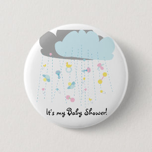 Macaron Rond 5 Cm Douche de jouet de bébé/invitation de baby showe