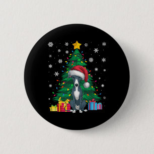 Macaron Rond 5 Cm Doux moche Xmas arbre léger italien Greyhound chie