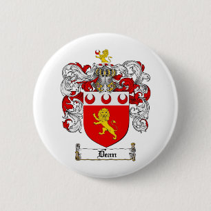 MACARON ROND 5 CM DOYEN FAMILY CREST - DOYEN MANTEAU DES BRAS