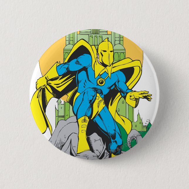 Macaron Rond 5 Cm Dr. Fate & Invisible Tower (Devant)