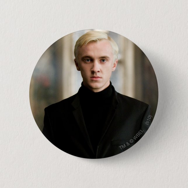 Macaron Rond 5 Cm Draco Malfoy (Devant)