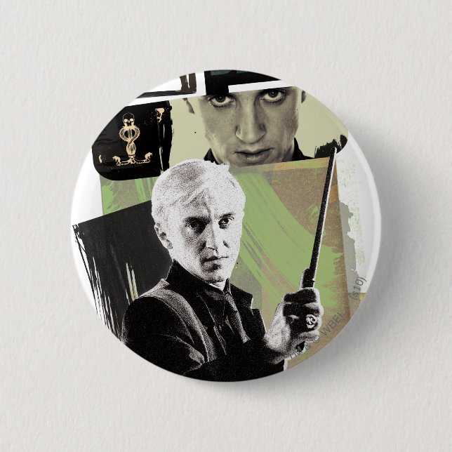 Macaron Rond 5 Cm Draco Malfoy 2 (Devant)