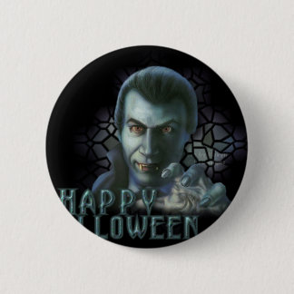 Macaron Rond 5 Cm Dracula Halloween
