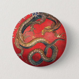 Macaron Rond 5 Cm Dragon japonais