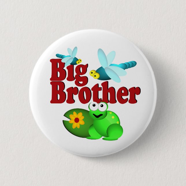 Macaron Rond 5 Cm Dragonfly Big Brother (Devant)