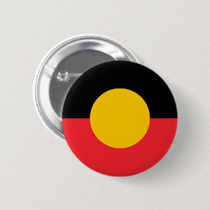 Macaron Rond 5 Cm Drapeau aborigène australien