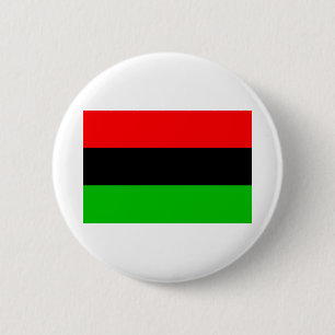 Macaron Rond 5 Cm Drapeau afro-américain