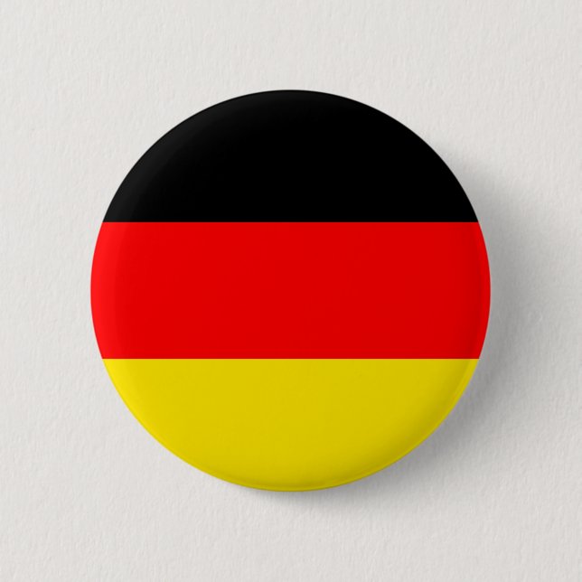 Macaron Rond 5 Cm Drapeau Allemagne (Devant)
