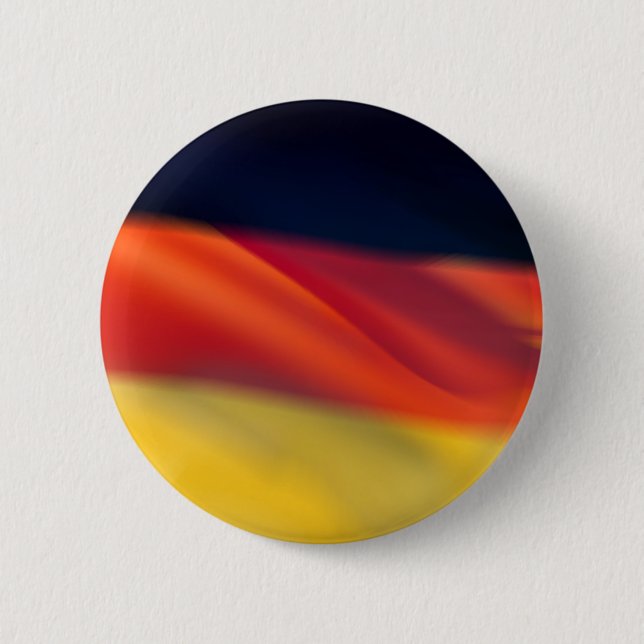 Macaron Rond 5 Cm Drapeau allemand (Devant)