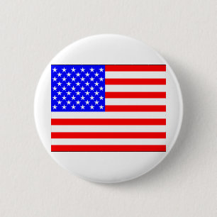 Macaron Rond 5 Cm Drapeau américain