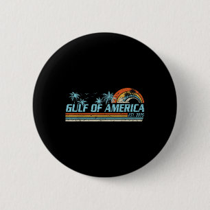 Macaron Rond 5 Cm Drapeau Américain 2025 Golfe Du Mexique