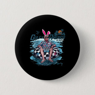 Macaron Rond 5 Cm Drapeau Américain G 2025 Du Golfe Des Etats-Unis E