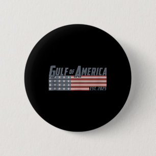 Macaron Rond 5 Cm Drapeau Américain G 2025 Du Golfe Des Etats-Unis E