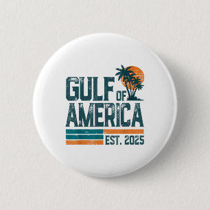 Macaron Rond 5 Cm Drapeau Américain G 2025 Du Golfe Des Etats-Unis E
