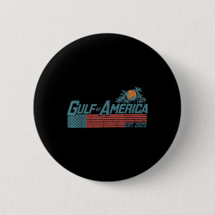 Macaron Rond 5 Cm Drapeau Américain G 2025 Du Golfe Des Etats-Unis E