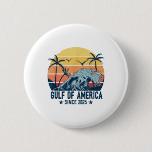 Macaron Rond 5 Cm Drapeau Américain G 2025 Du Golfe Des Etats-Unis E