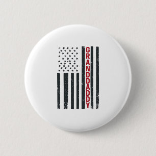 Macaron Rond 5 Cm Drapeau américain Granddaddy Design patriotique vi