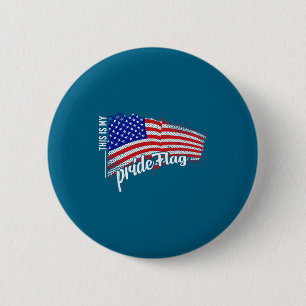 Macaron Rond 5 Cm Drapeau américain patriotique Usa Graphisme artist