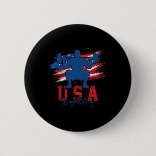 Macaron Rond 5 Cm Drapeau américain Poids 4 juillet soutien américai