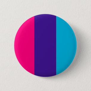 Macaron Rond 5 Cm Drapeau androgyne de fierté