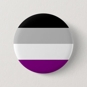 Macaron Rond 5 Cm Drapeau asexuel de fierté