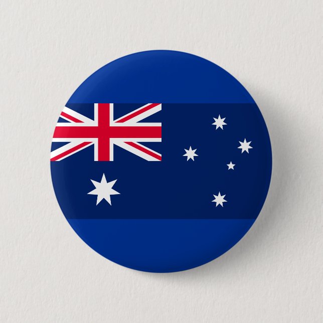 Macaron Rond 5 Cm Drapeau australien (Devant)