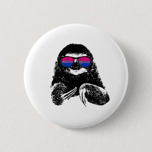 Macaron Rond 5 Cm Drapeau bisexuel de Fierté