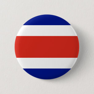 Macaron Rond 5 Cm Drapeau civil du Costa Rica