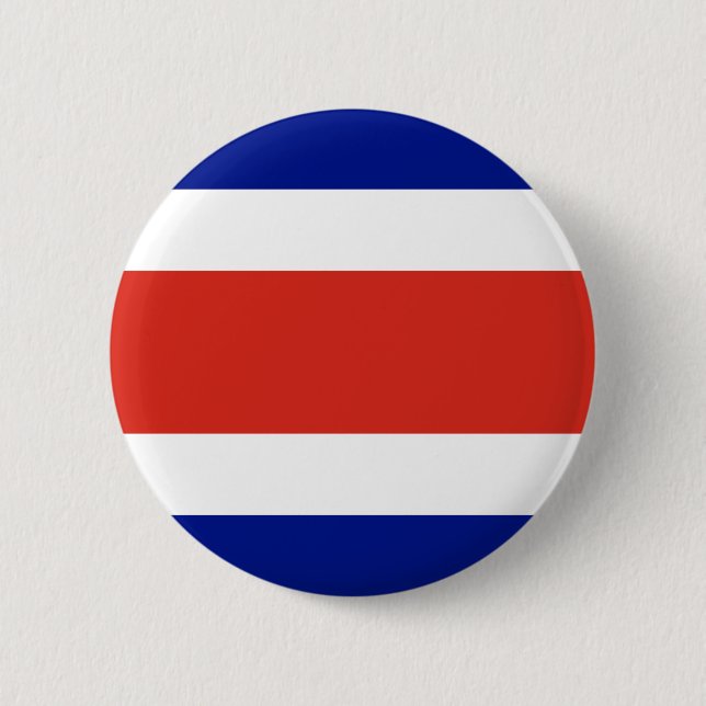 Macaron Rond 5 Cm Drapeau civil du Costa Rica (Devant)