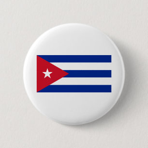 Macaron Rond 5 Cm Drapeau Cuba