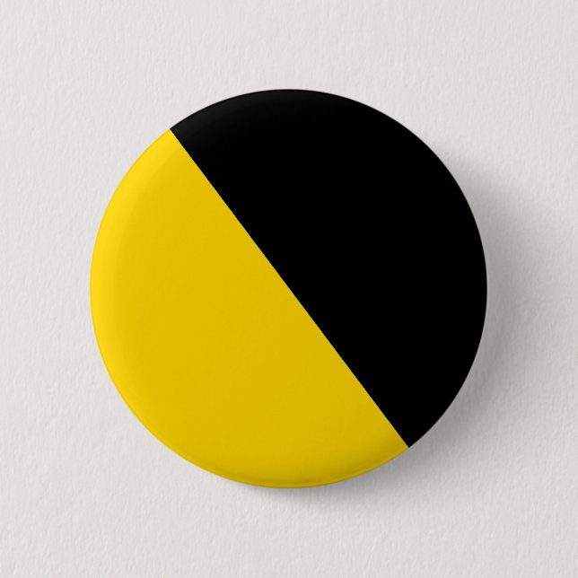 Macaron Rond 5 Cm Drapeau d'Ancap Anarchocapitalist (Devant)