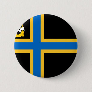 Macaron Rond 5 Cm Drapeau de Caithness