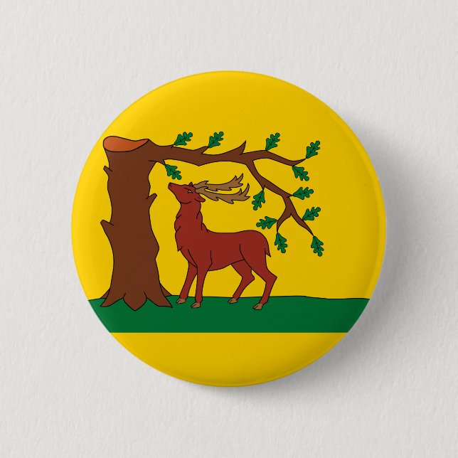Macaron Rond 5 Cm Drapeau de comté historique de Berkshire (Devant)