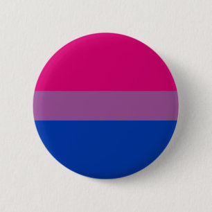 Macaron Rond 5 Cm Drapeau de fierté bisexuel