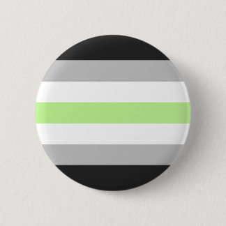 Macaron Rond 5 Cm Drapeau de fierté d'Agender