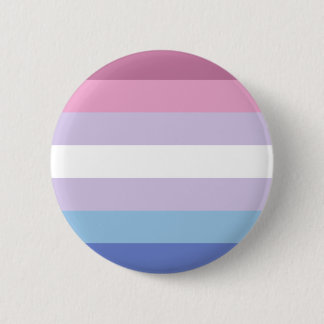 Macaron Rond 5 Cm drapeau de fierté de bigender