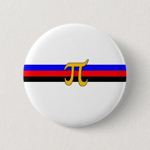 Macaron Rond 5 Cm Drapeau de fierté de Polyamory