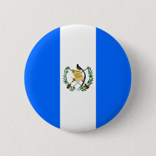 Macaron Rond 5 Cm Drapeau de haute qualité du Guatemala