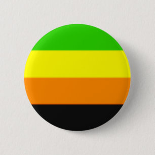 Macaron Rond 5 Cm Drapeau de la Fierté Aromantique