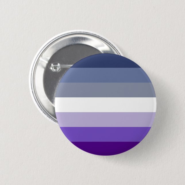 Macaron Rond 5 Cm Drapeau de la fierté lesbienne (Bouton) (Devant & derrière)