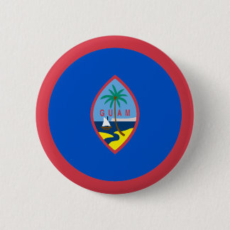 Macaron Rond 5 Cm Drapeau de la Guam