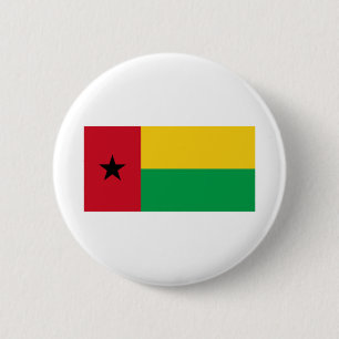 Macaron Rond 5 Cm Drapeau de la Guinée Bissau