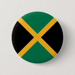 Macaron Rond 5 Cm Drapeau de la Jamaïque